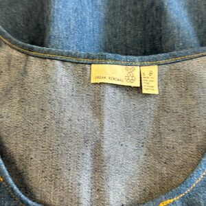 Urban outfitters urban renewal size small raw demin babydoll dress